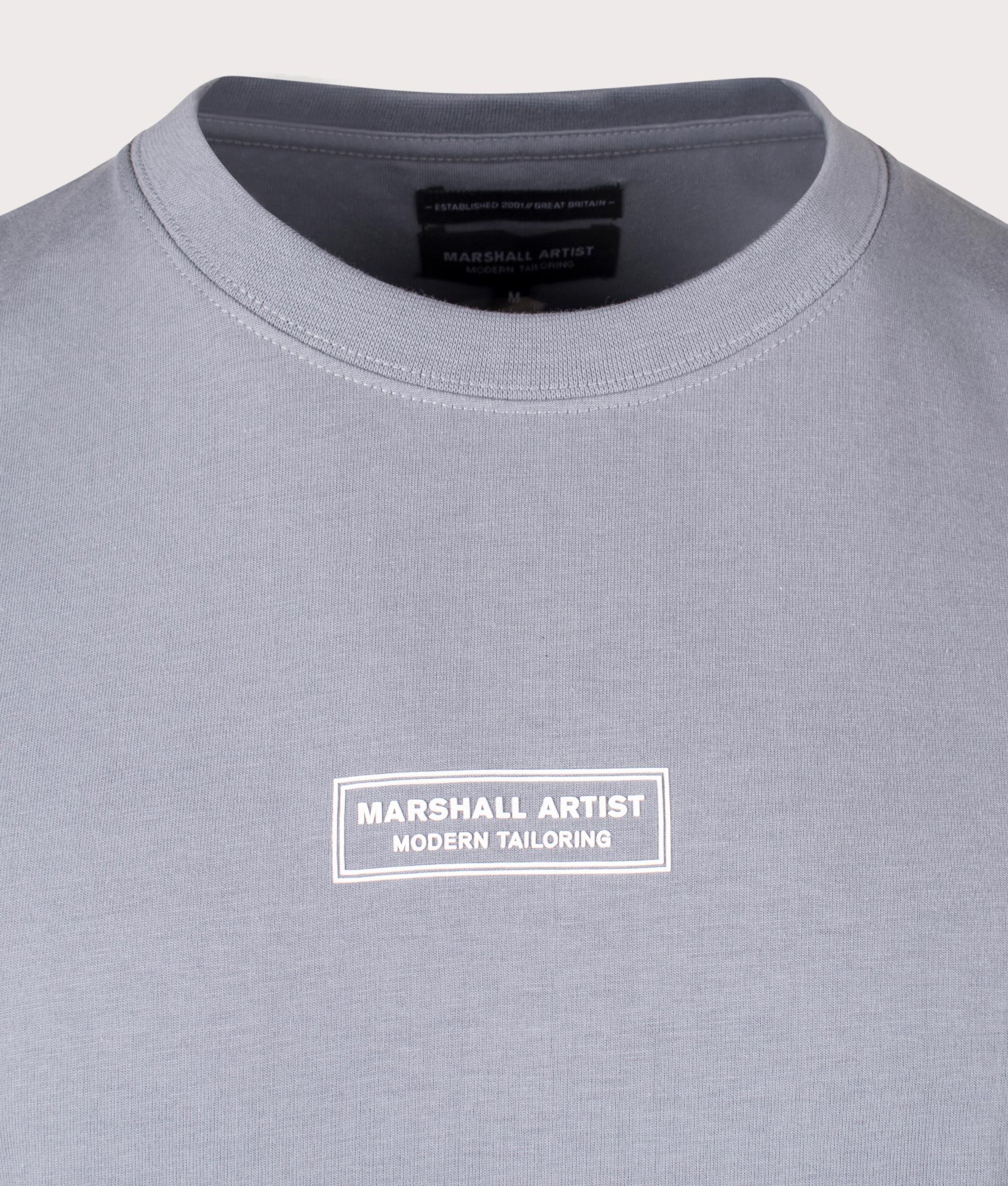 Injection T-Shirt in Nardo Grey by Marshall Artist. EQVVS Shot.