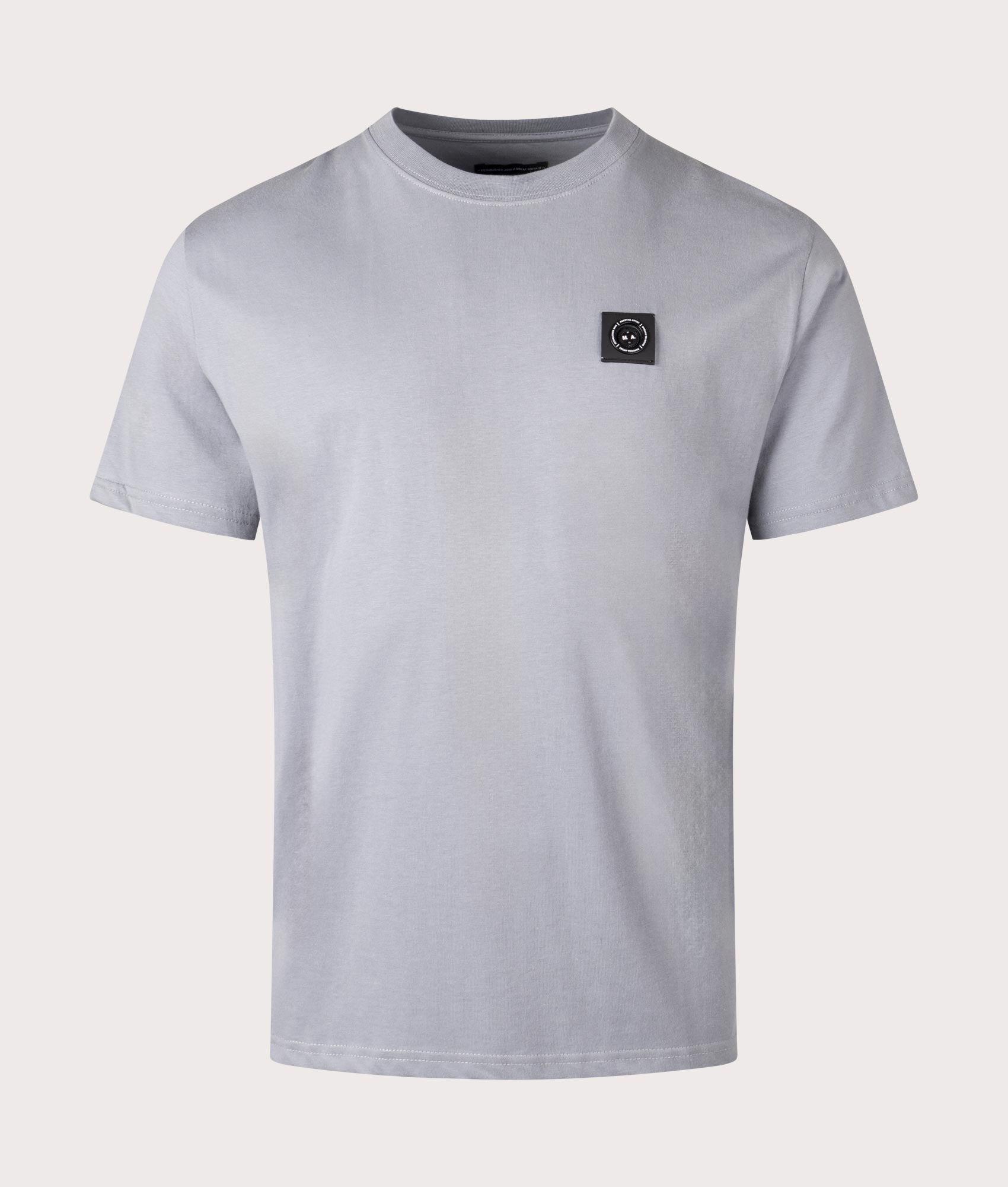 Siren T-Shirt in Nardo Grey by Marshall Artist. Shot at EQVVS. Front shot.