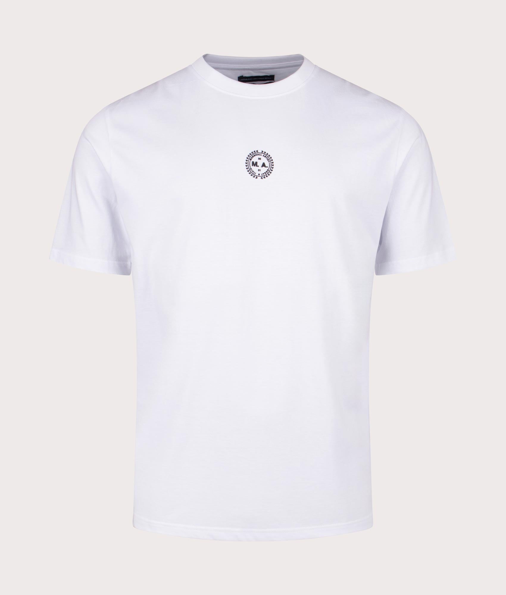 House Check Map T-Shirt in White by Marshall Artist. EQVVS Shot.