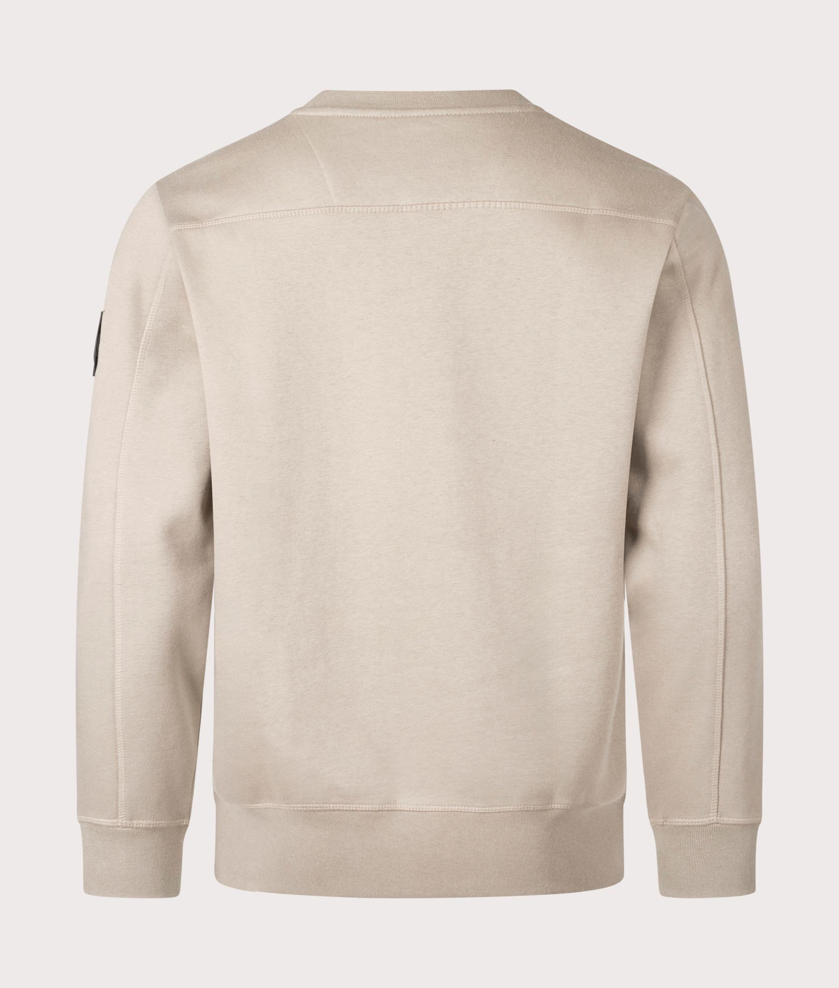 Siren Sweatshirt in Stone by Marshall Artist. Shot at EQVVS. Reverse shot. 
