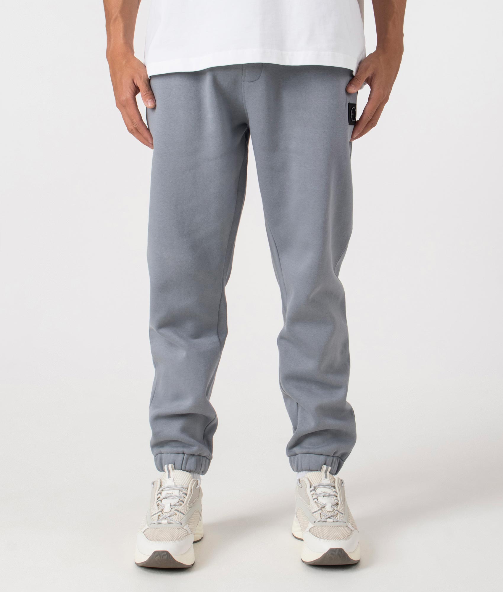 Siren Joggers by Marshall Artist in Nardo Grey. Front shot. 