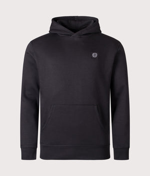 Marchio Hoodie by Marshall Artisit in Black. Shot by EQVVS. Front shot.