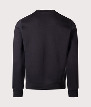 Marchio Crewneck Sweatshirt by Marshall Artist in Black. Shot by EQVVS. Back shot.