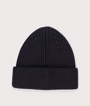 Marshall Artist, Siren Cable Knit Beanie, Black, Eqvvs Menswear, back angle