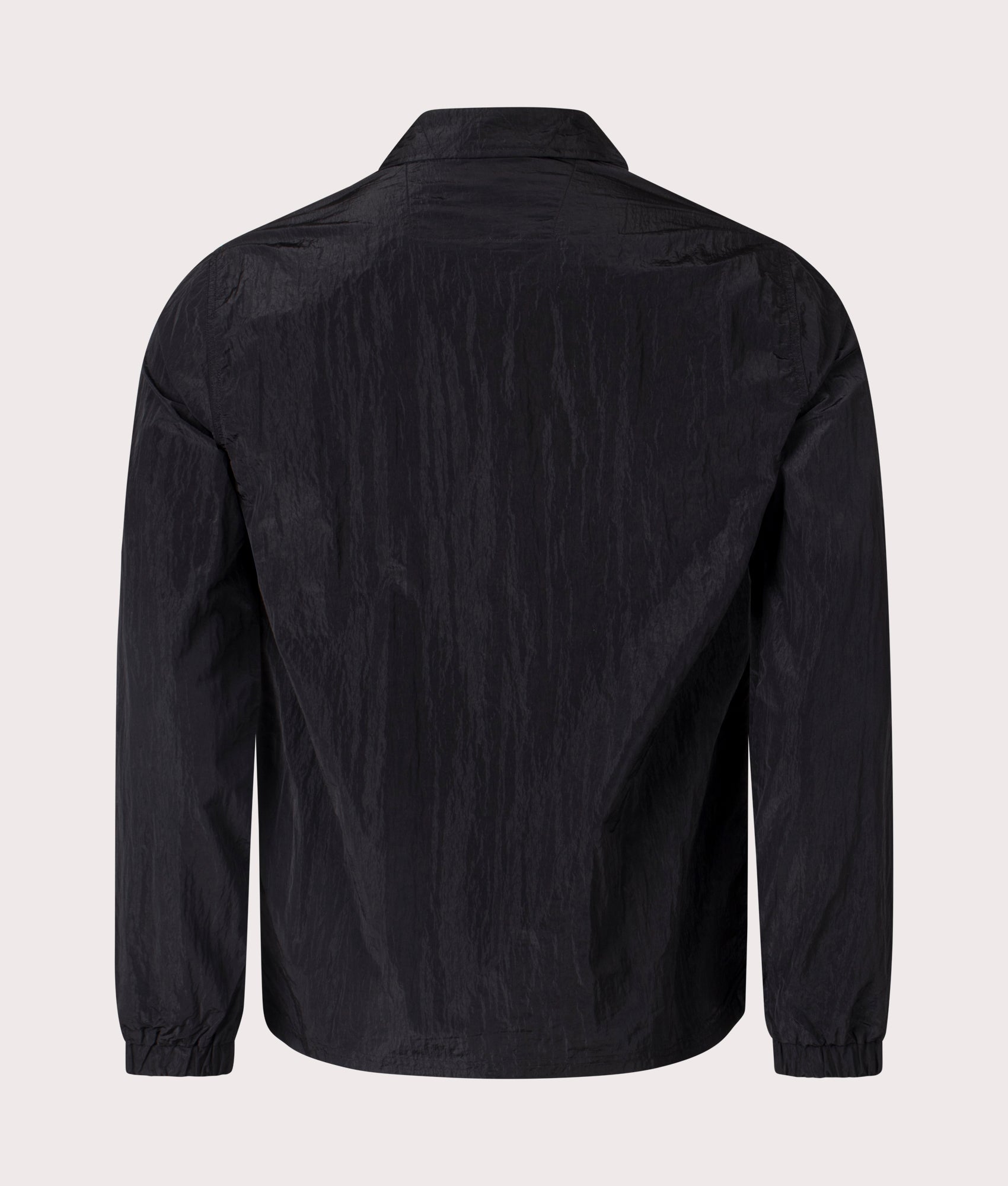 Marshall Artist Carico Overshirt in Black. Shot at EQVVS. Back shot