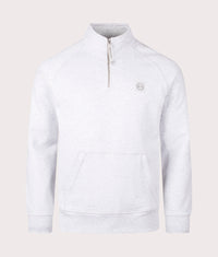 Foundation Quarter Zip Sweatshirt: 091 Snow Marl 
