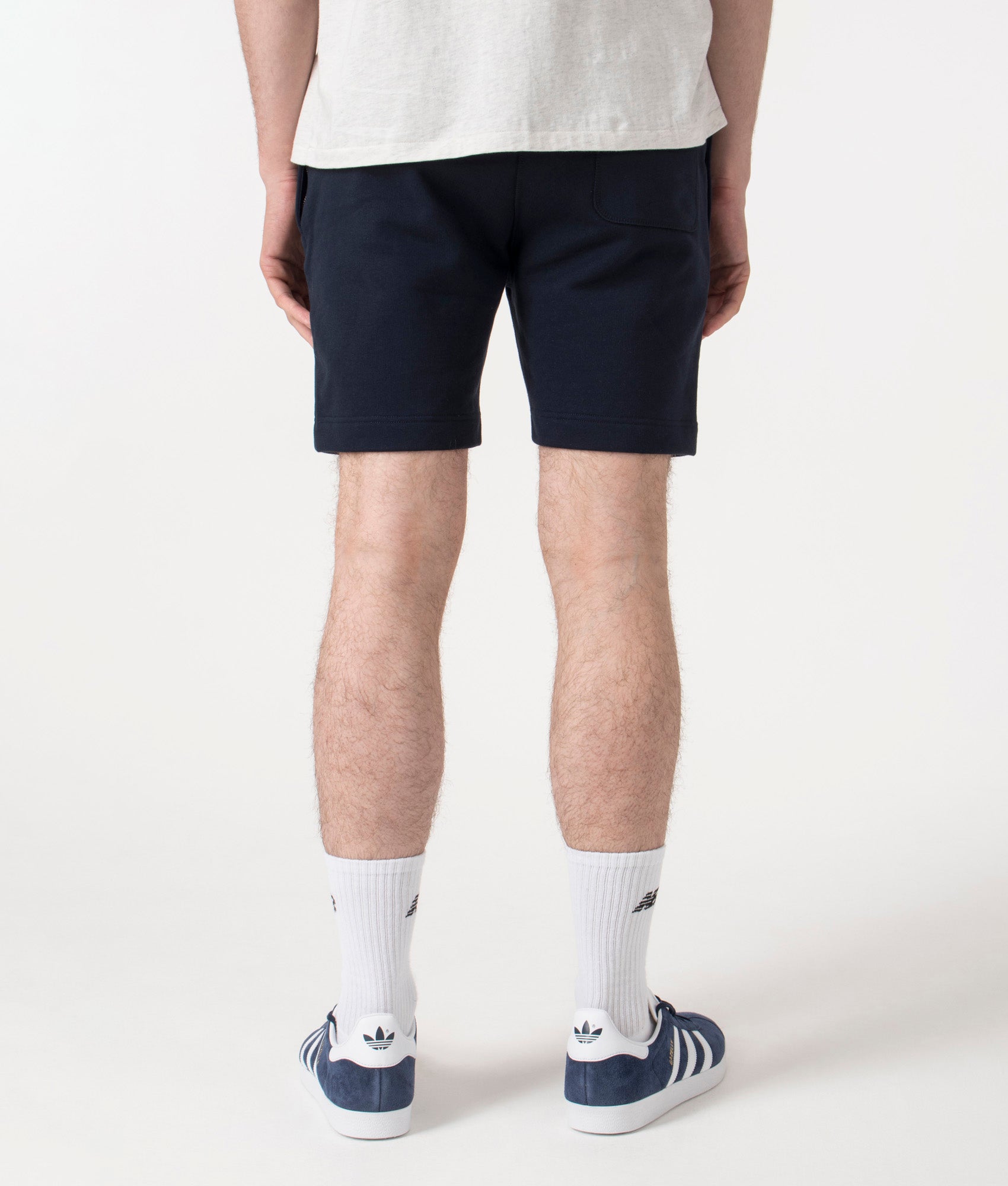 Marshall Artist Foundation Shorts in Navy at EQVVS. Back Shot.
