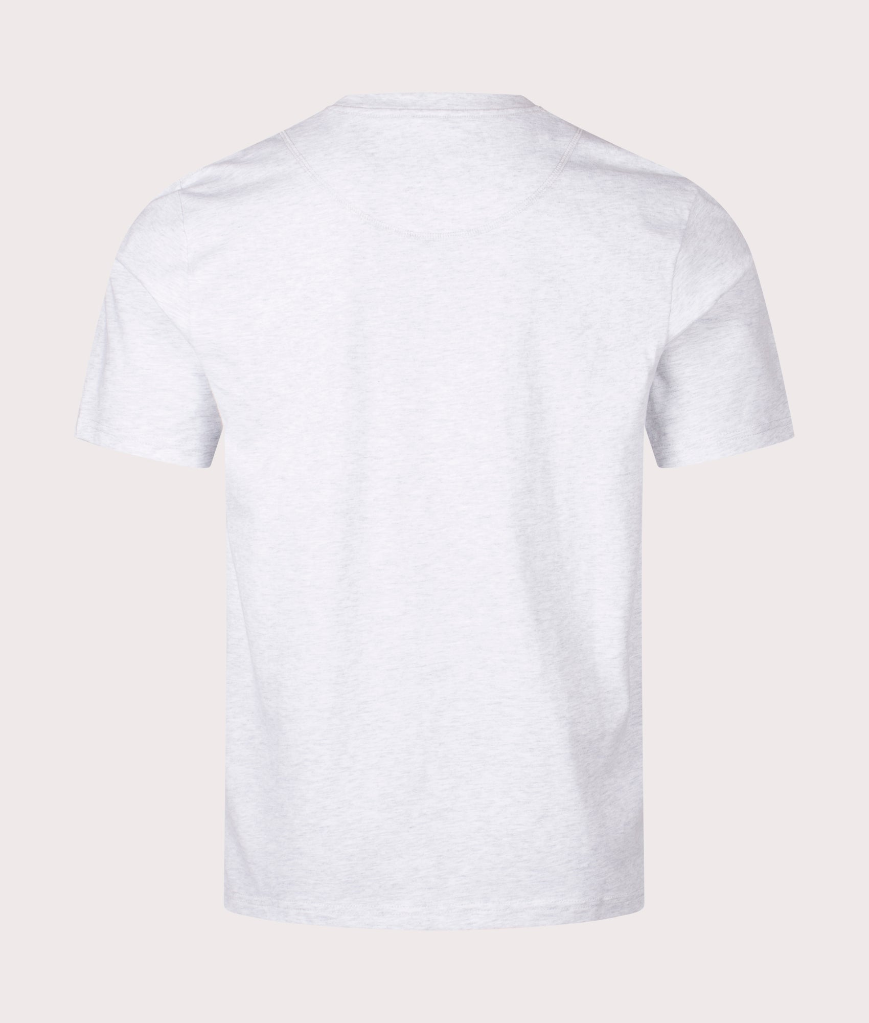 Marshall Artist Foundation T-shirt in Snow Marl. Shot at EQVVS. Back shot