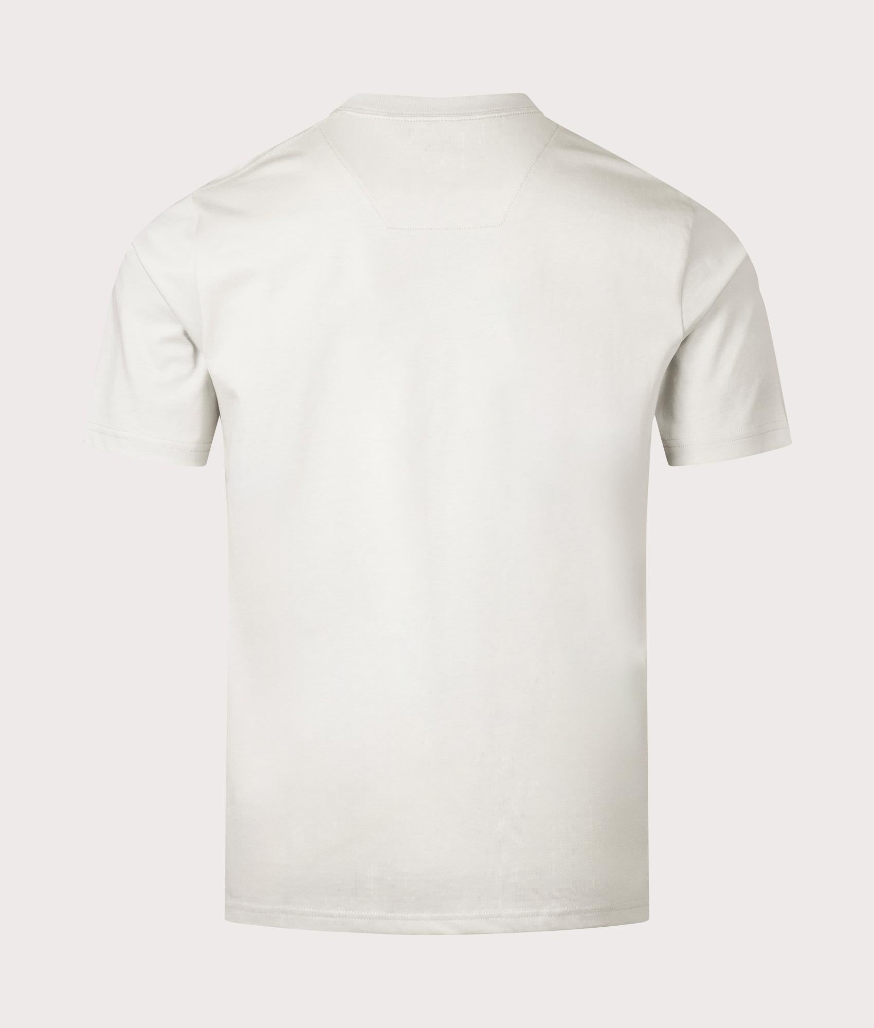 Marshall Artist Injection T-Shirt in Dove Grey. Shot at EQVVS. Back shot