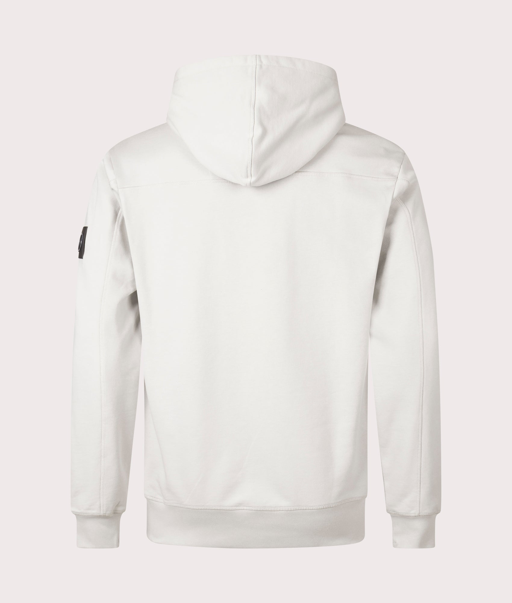 Marshall Artist Siren Overhead Hoodie in Dove Grey. Shot at EQVVS.  Back shot