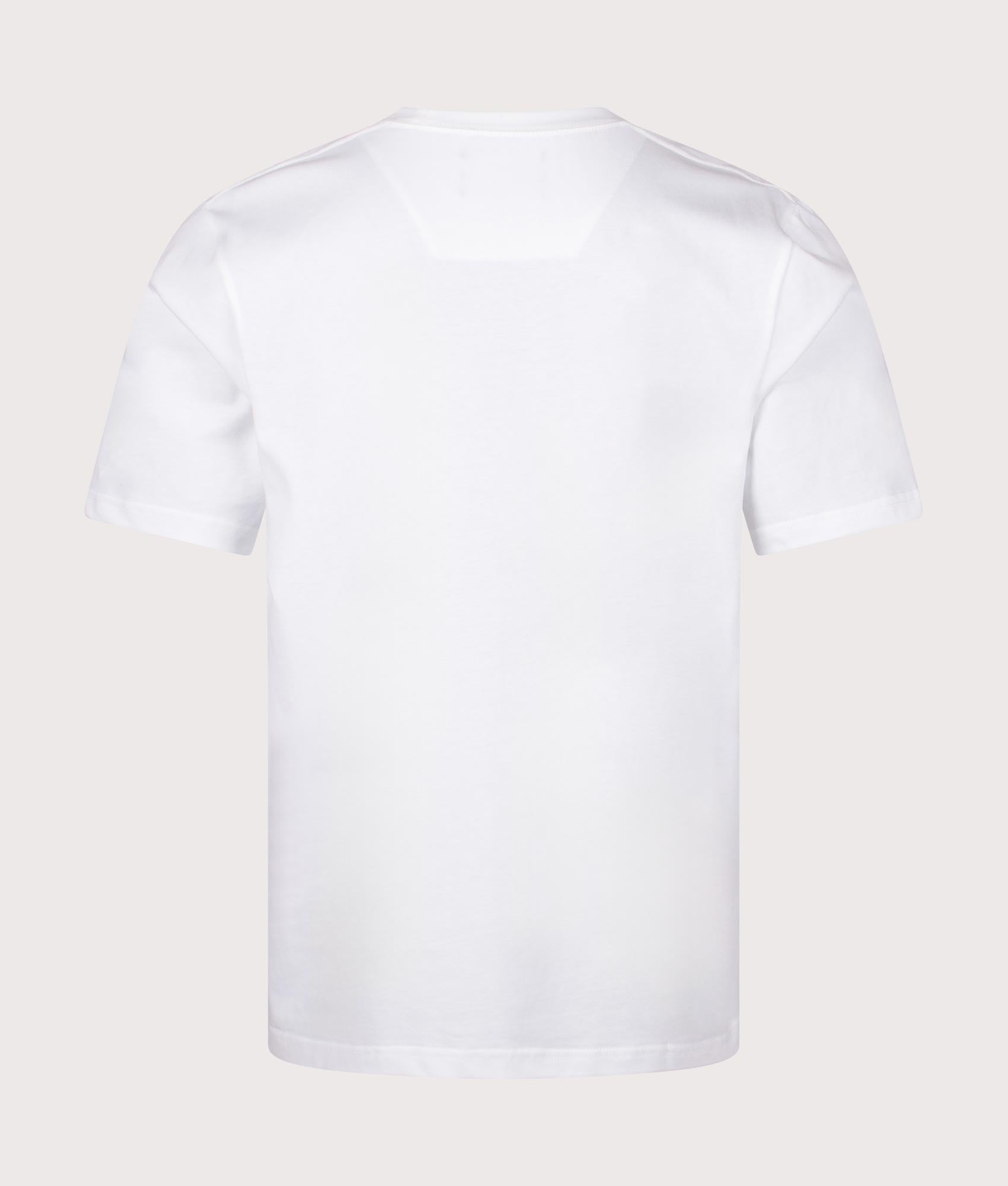 Aksu Contrast Pocket T-Shirt. Shot by EQVVS. Back shot.