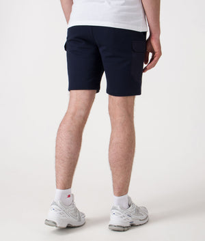 Aksu Jersey Cargo Shorts. Shot by EQVVS. Back shot.