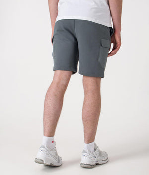 Aksu Jersey Cargo Shorts. Shot by EQVVS. Back shot.