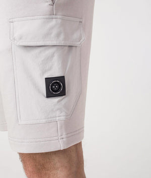 Aksu Jersey Cargo Shorts. Shot by EQVVS. Side detail shot.