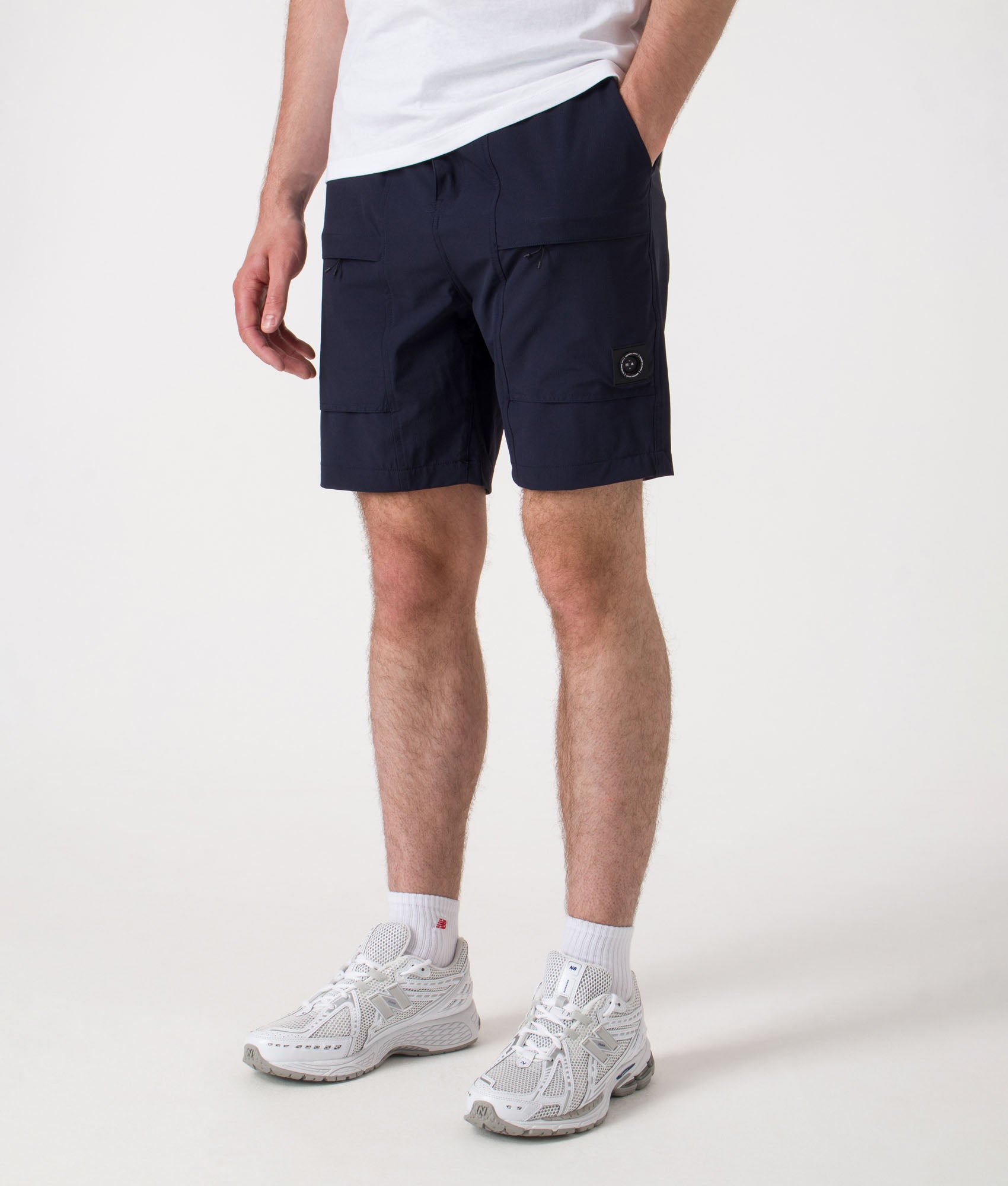 Garda Ripstop Shorts. Shot by EQVVS. Side angled shot.