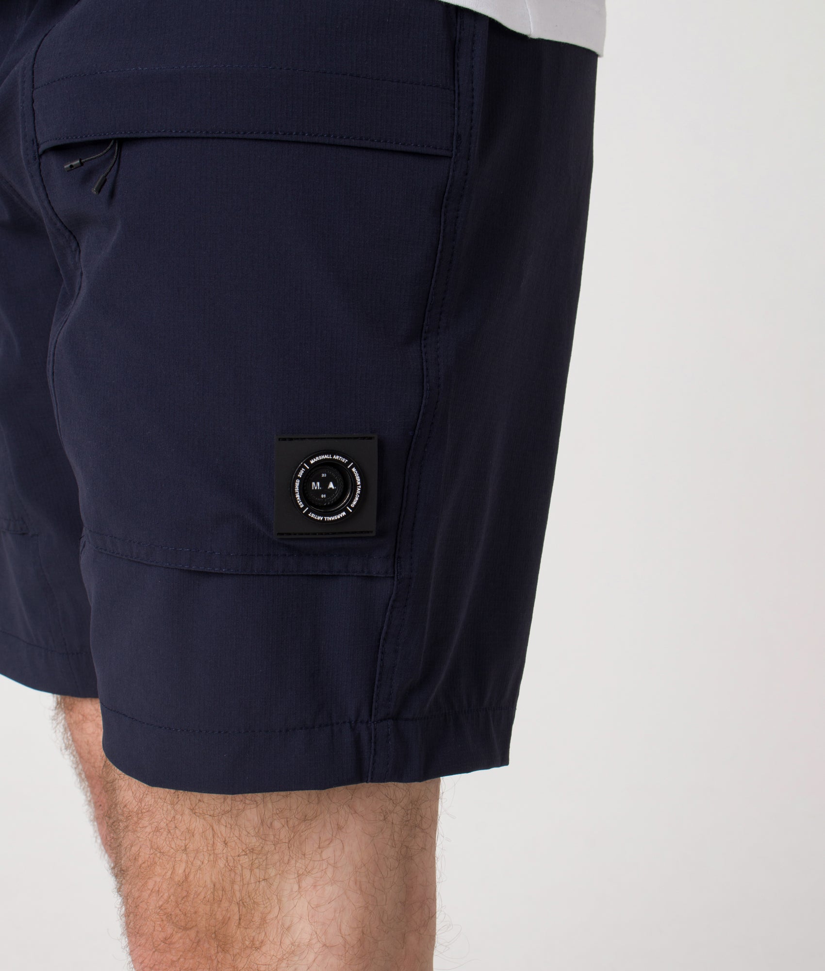 Garda Ripstop Shorts. Shot by EQVVS. Detail shot.
