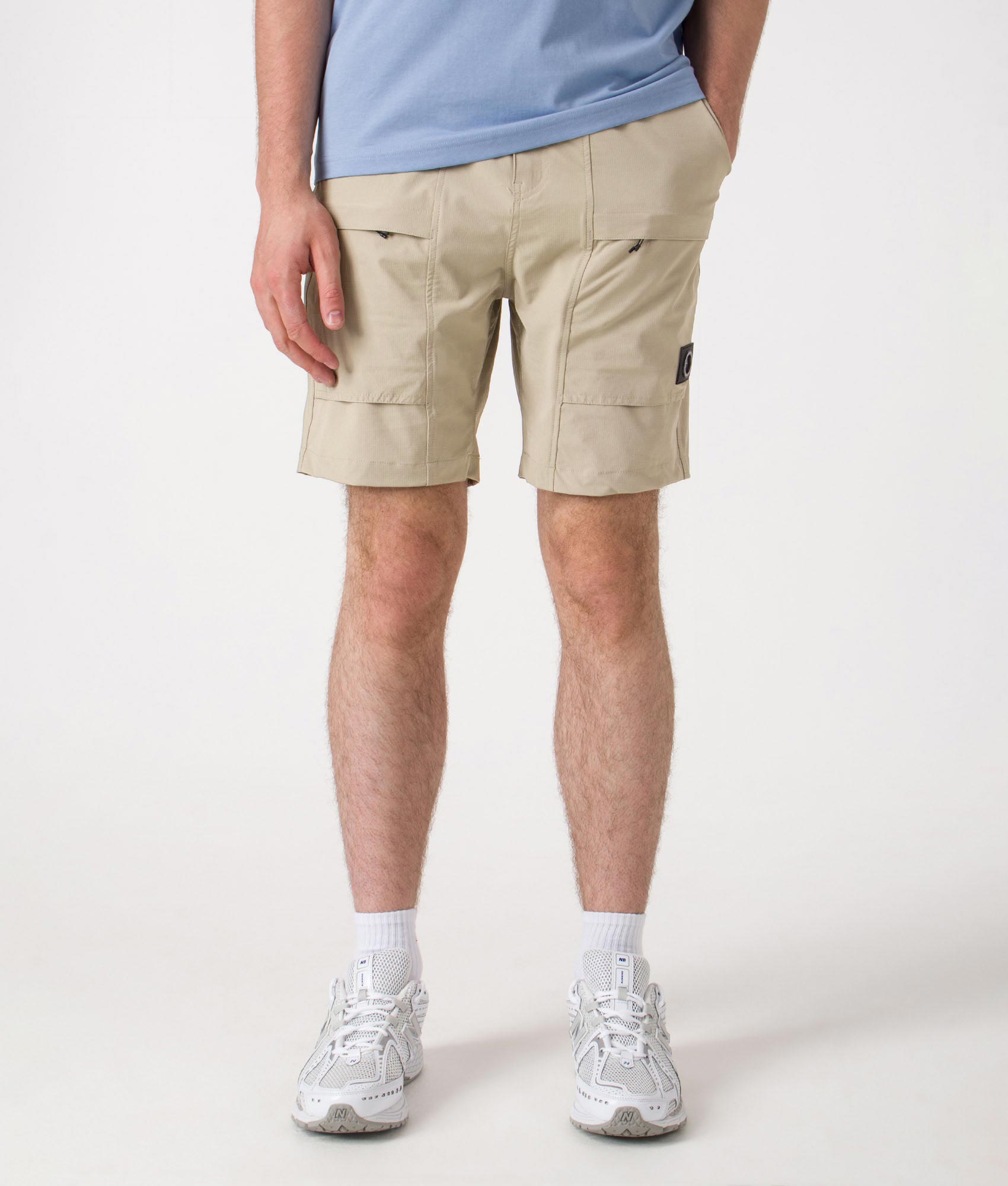 Garda Ripstop Shorts. Shot by EQVVS. Front shot.