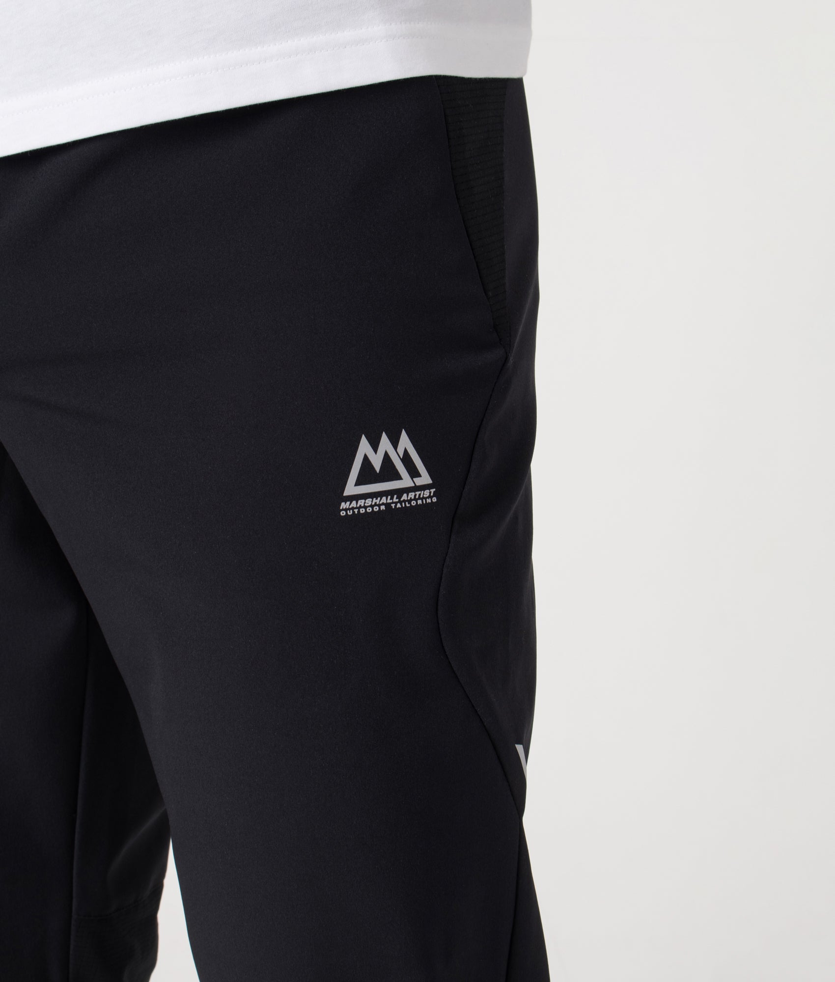 Strike Track Pants. Shot by EQVVS. Detail shot.