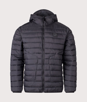 Ashdale Bubble Jacket in Black | Nylon Shell | Marshall Artist | EQVVS | Front shot 