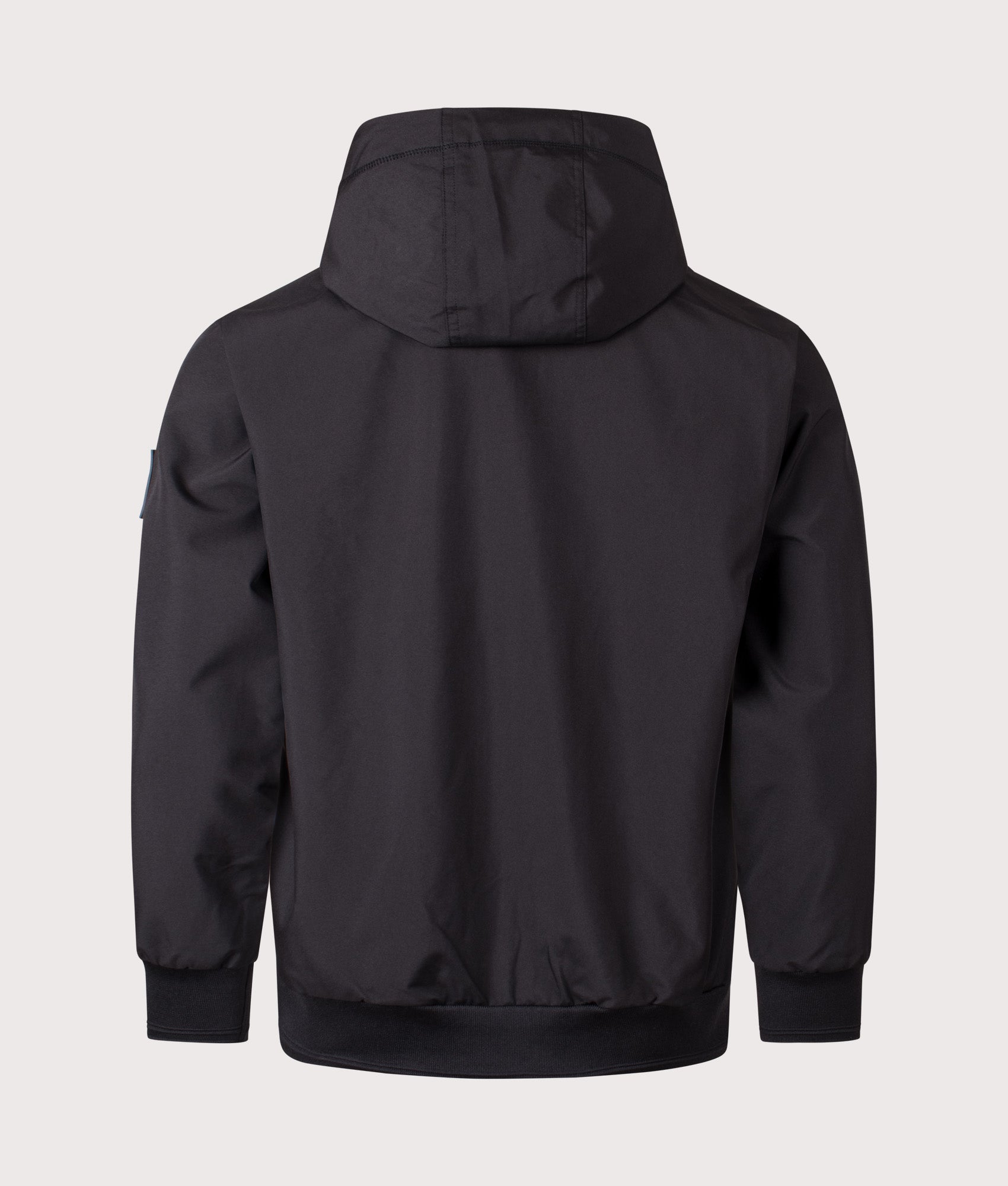 Marshall Artist Meldon Liteshell Jacket in Black at EQVVS Menswear. Back shot.