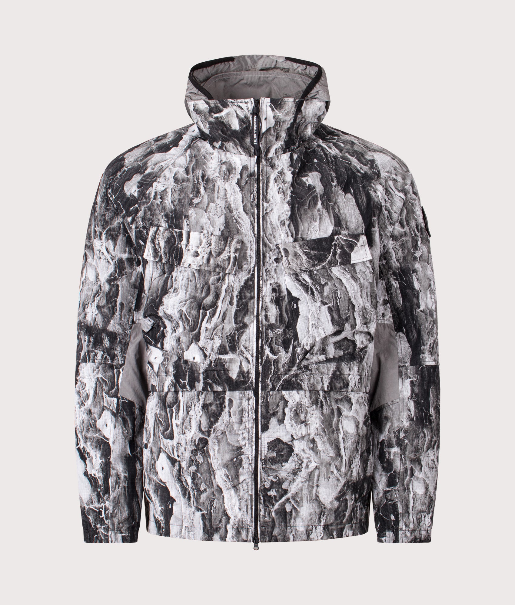 Photek Camo Jacket by Marshall Artist in Camo. Shot by EQVVS. Front shot.
