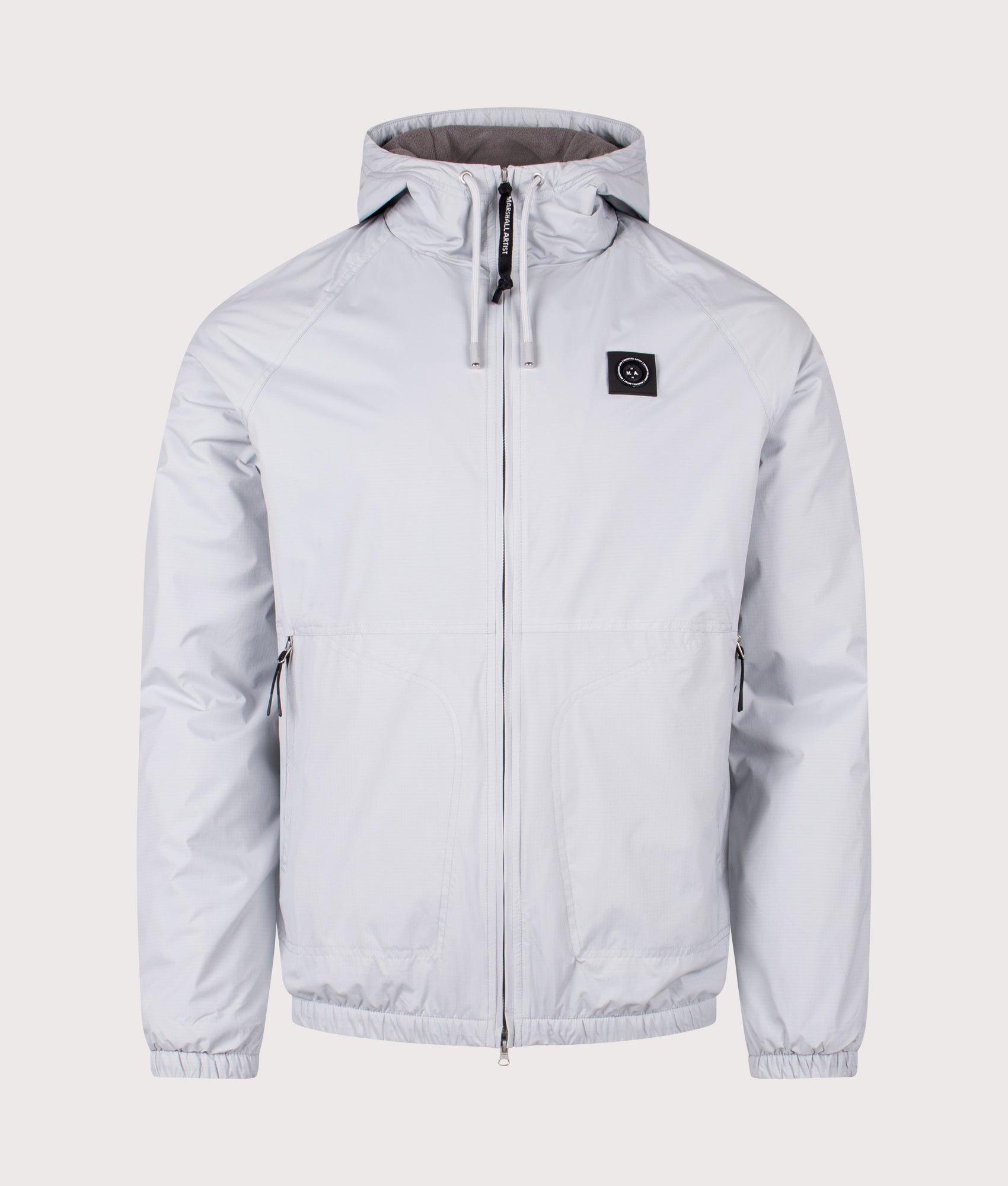 Blackridge Jacket by Marshall Artist in Ghost Grey. Shot by EQVVS. Front shot.