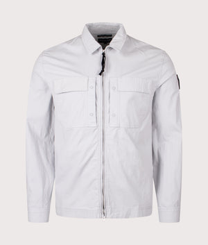 Stratton Overshirt in Ghost Grey | Marshall Artist | EQVVS | Front shot 