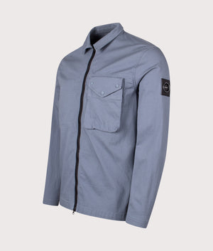 Vena Overshirt in Airforce Blue | Marshall Artist | EQVVS | Front angle shot 