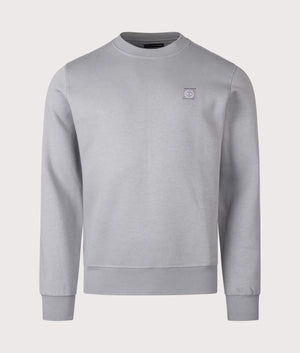 Marchio Crewneck Sweatshirt by Marshall Artist in Nardo Grey. shot by EQVVS. Front shot.