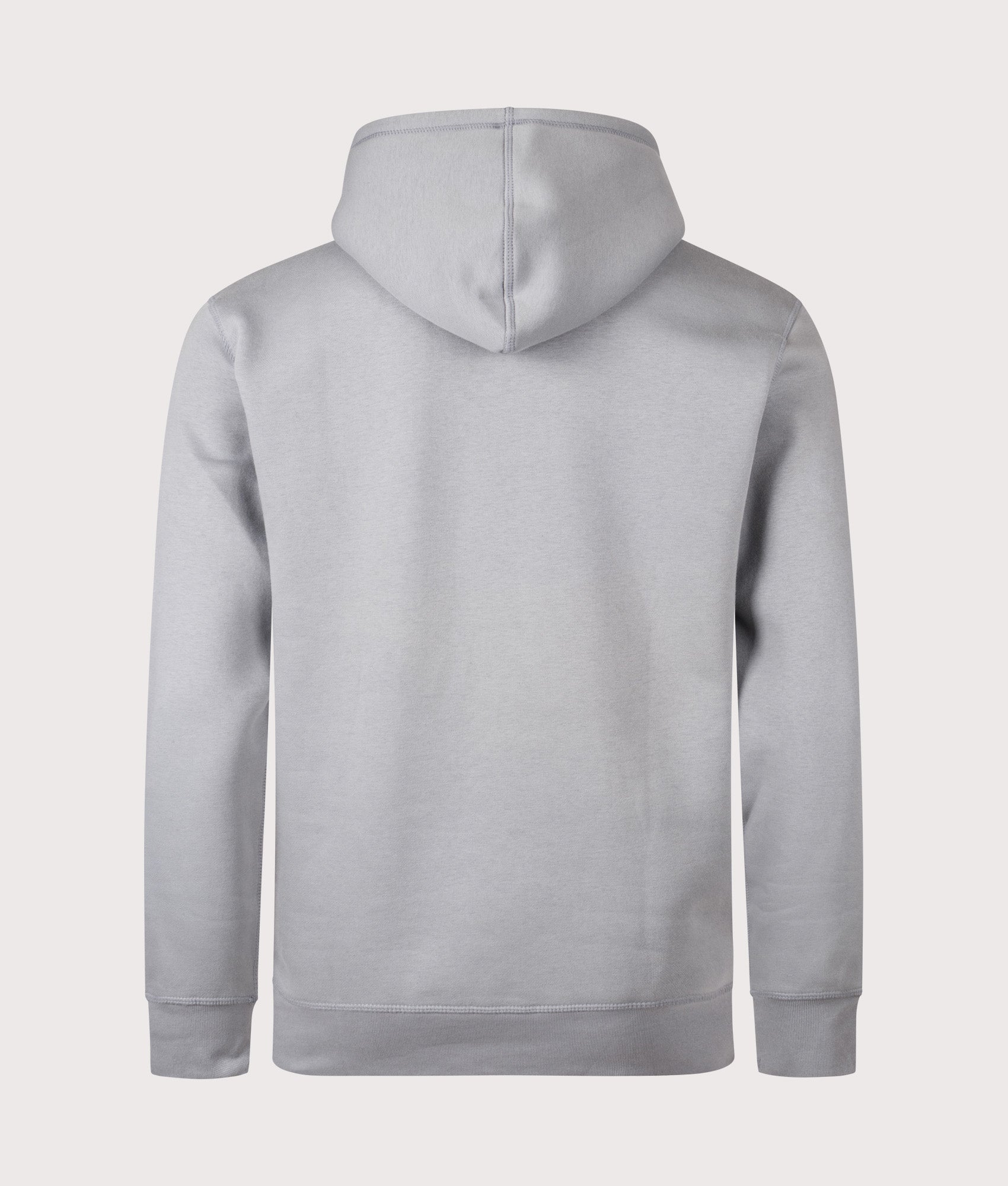 Marchio Hoodie by Marshall Artist in Nardo Grey. Shot by EQVVS. Back shot.