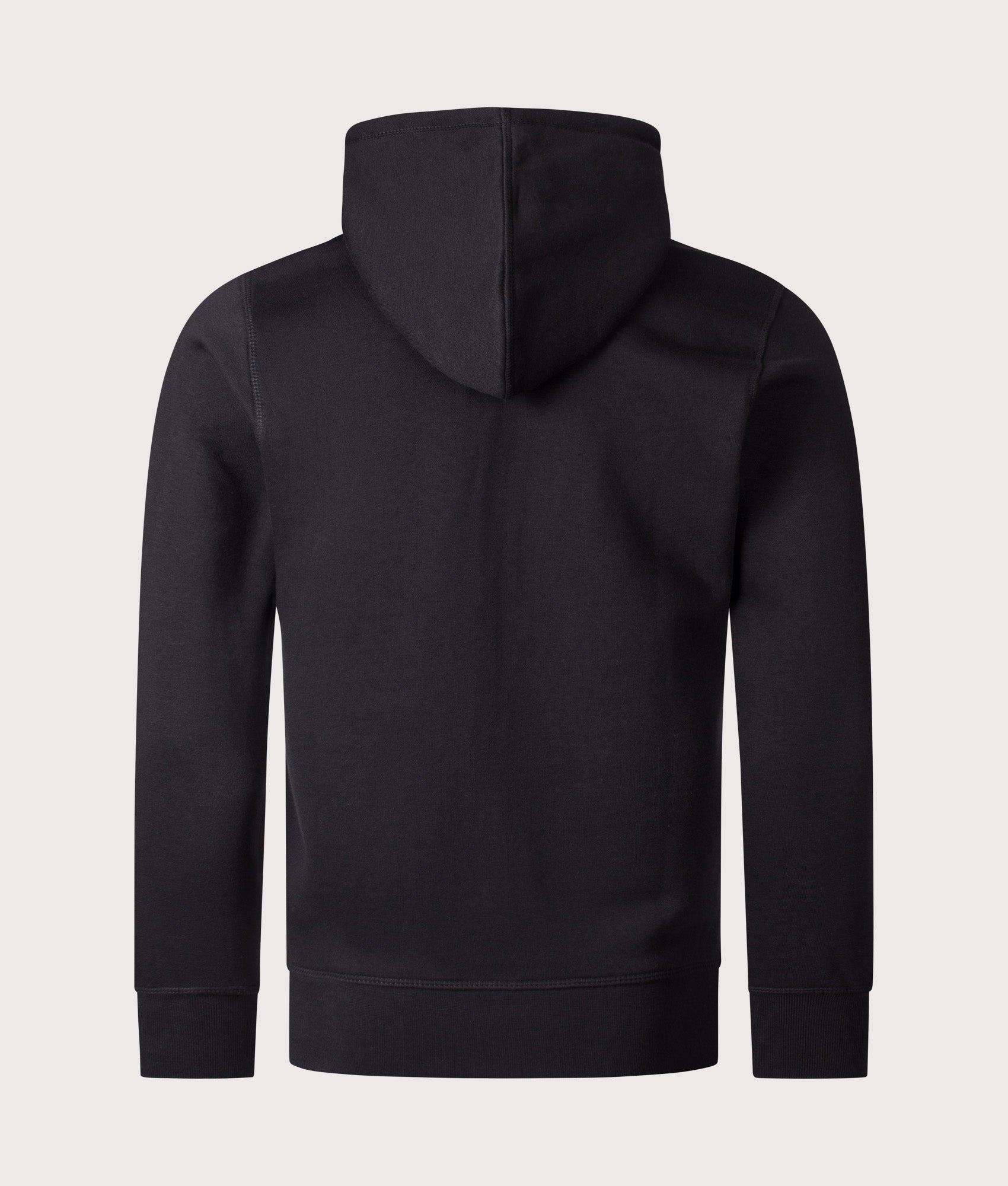 Marchio Full Zip Hoodie by Marshall Artist in Black. Shot by EQVVS. Back shot.