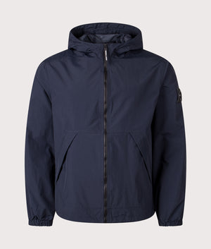 Alpha Lightweight Jacket by Marshall Artist in Navy. Shot by EQVVS. Front shot. 
