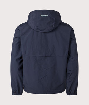 Alpha Lightweight Jacket by Marshall Artist in Navy. Shot by EQVVS. Back shot. 