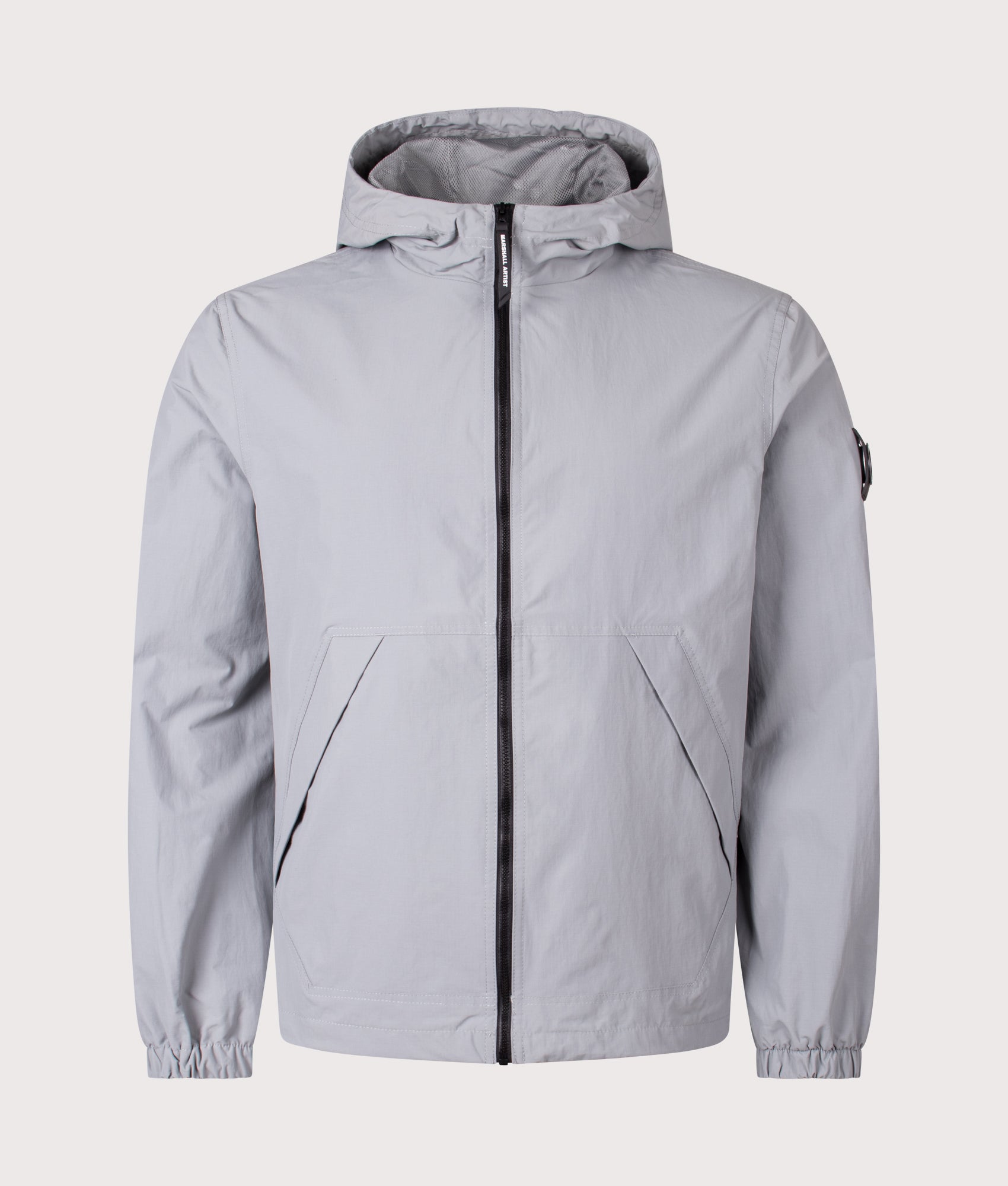 Alpha Lightweight Jacket in Nardo Grey. | Marshall Artist | Shot at EQVVS | Front shot 
