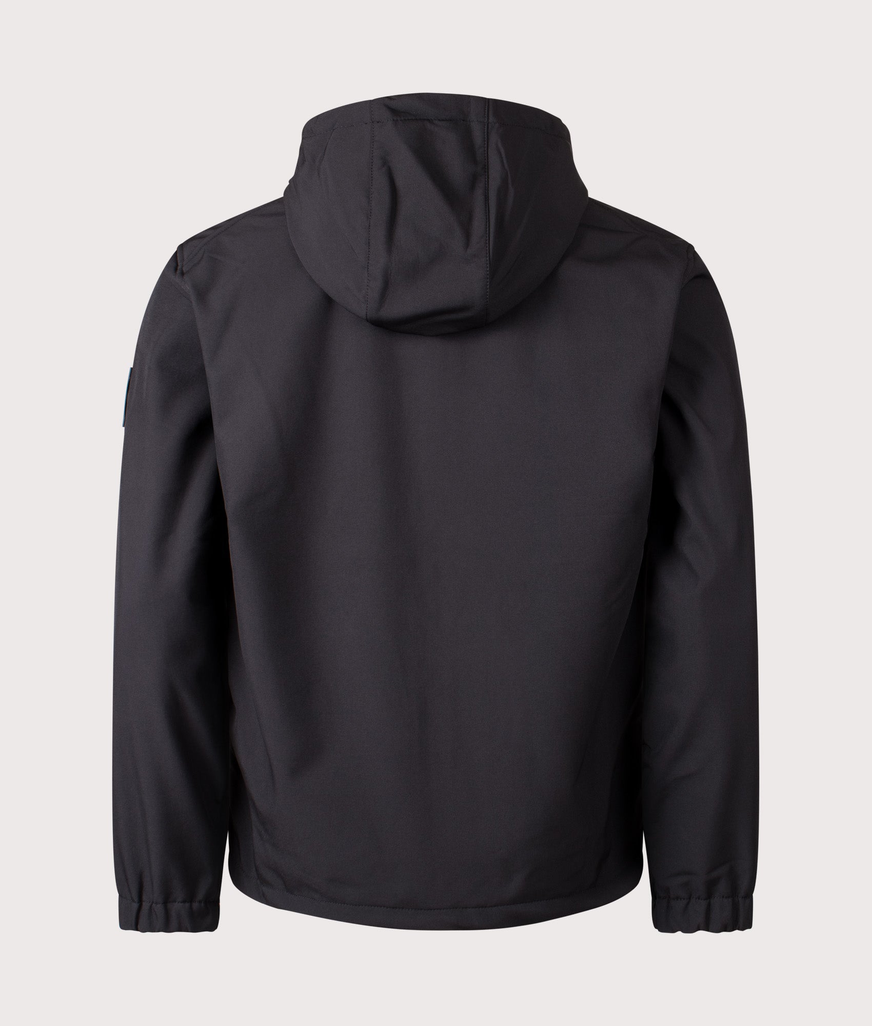 Prova Softshell Jacket by Marshall Artist in Black. Shot by EQVVS. Back shot.