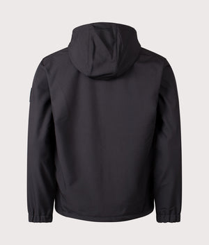Prova Softshell Jacket by Marshall Artist in Black. Shot by EQVVS. Back shot.