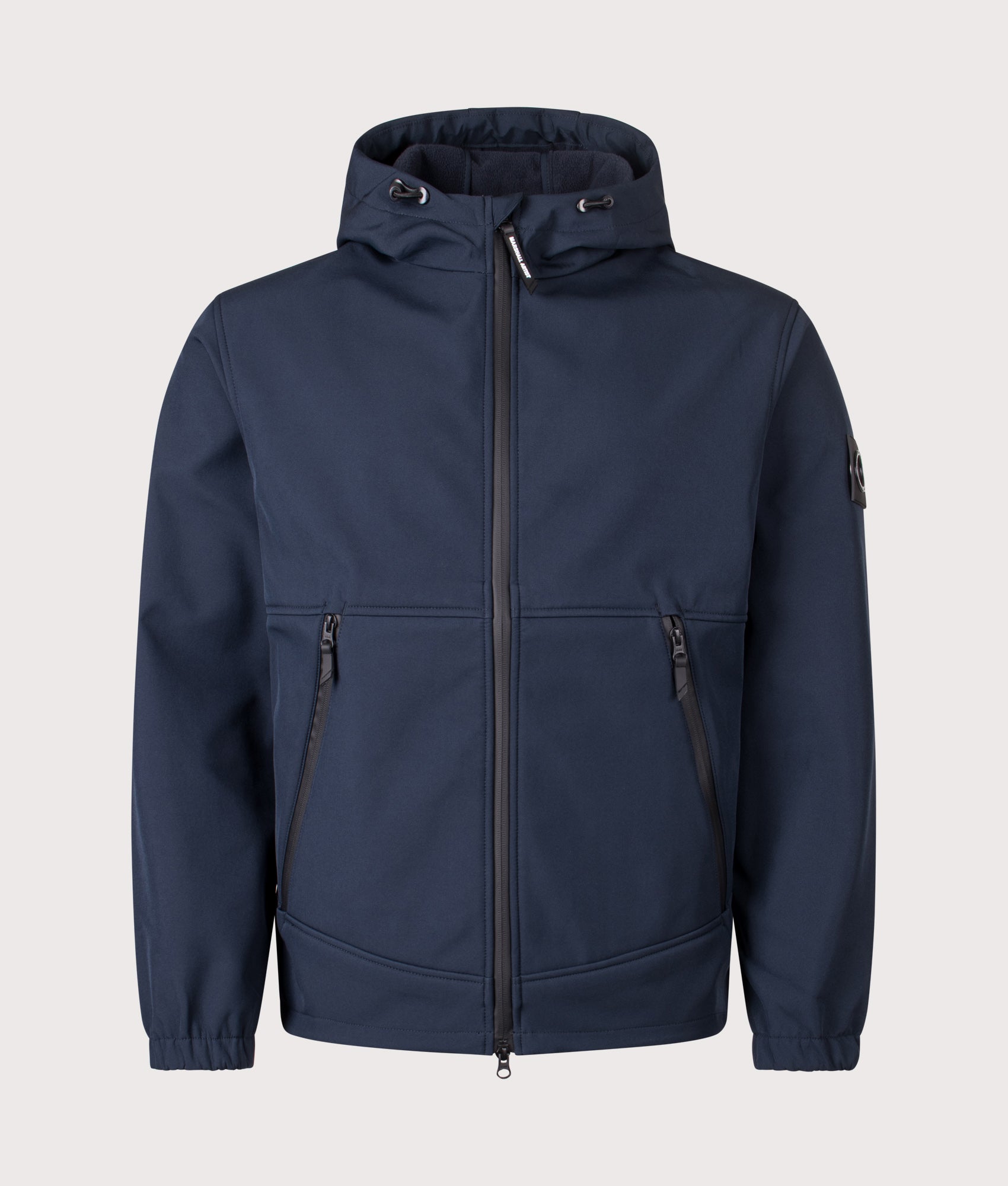 Prova Softshell Jacket in Navy | Marshall Artist | Shot at EQVVS | Front shot 