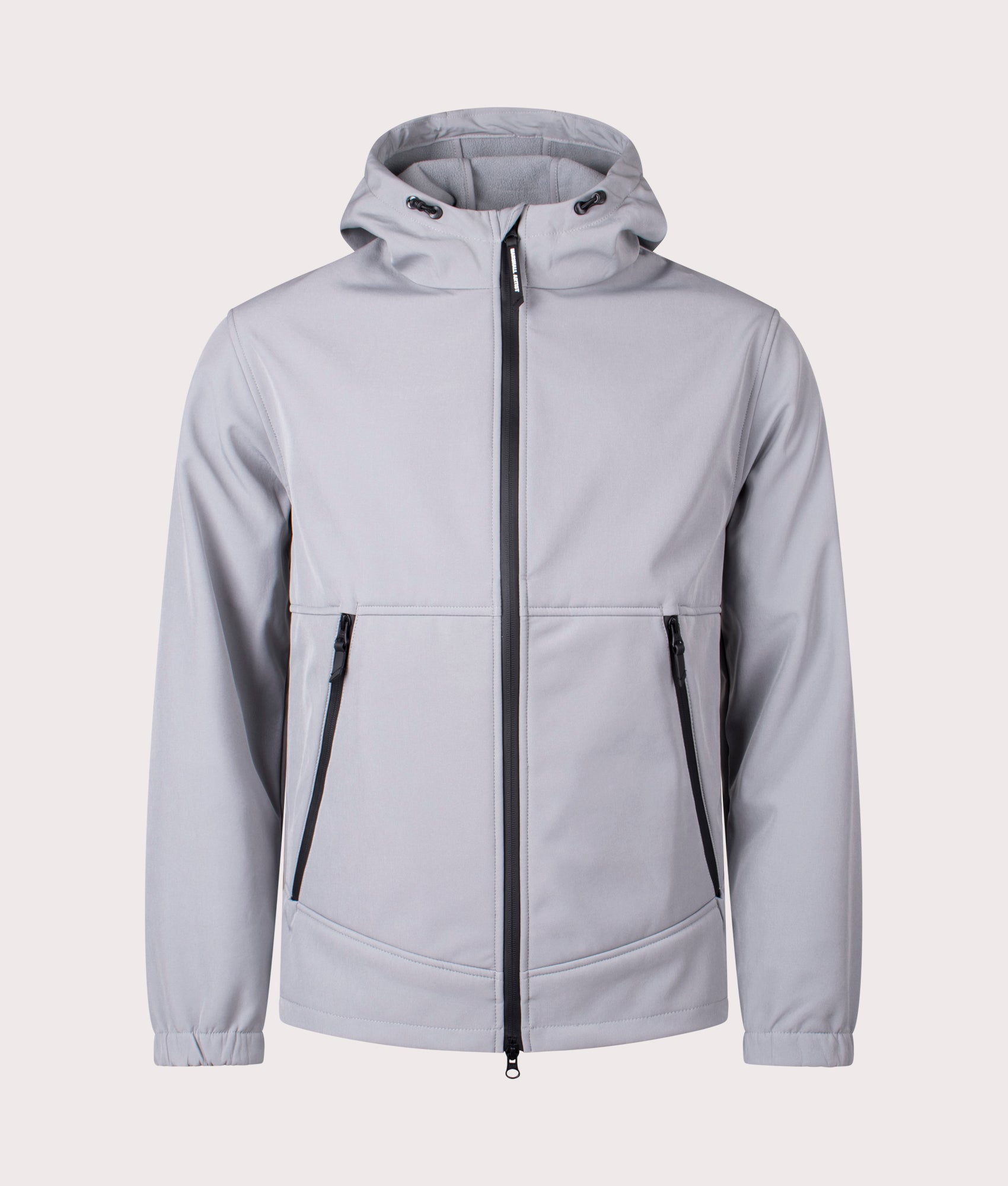 Prova Softshell Jacket by Marshall Artist in Nardo Grey. Shot by EQVVS. Front shot.