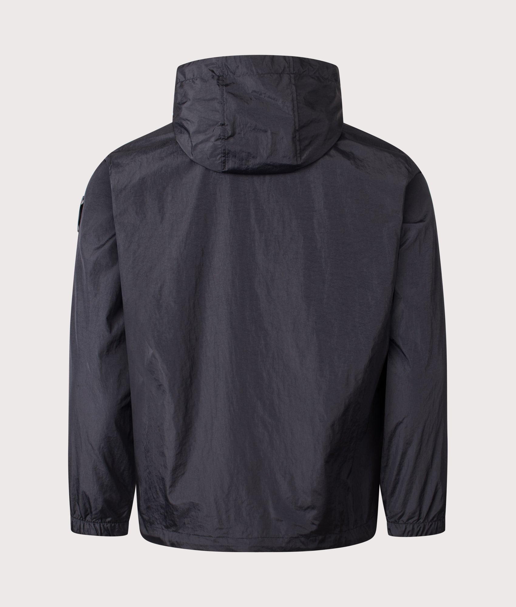 Crux Hooded Overshirt in Black | Marshall Artist | EQVVS | Back shot 