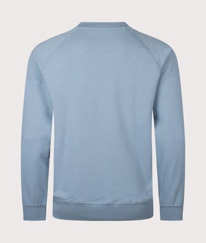 Foundation Crew Neck Sweatshirt in Steel Blue | 100% Cotton | Marshall Artist | Shot at EQVVS | Back shot 