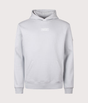 Siren Overhead Hoodie in Ghost Grey | 100% Cotton | Marshall Artist | Shot at EQVVS | Front shot 