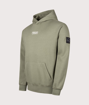 Siren Overhead Hoodie in Clay | 100% Cotton | Marshall Artist | Shot at EQVVS | Front angle shot 