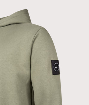 Siren Overhead Hoodie in Clay | 100% Cotton | Marshall Artist | Shot at EQVVS | Angle detail shot 