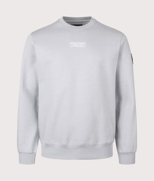 Siren Sweatshirt arrives in Ghost Grey | 100% Cotton | Marshall Artist | Shot at EQVVS | Front shot 