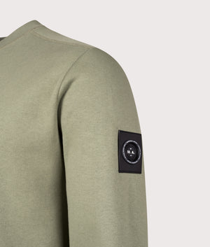 Siren Overhead Hoodie in Clay | 100% Cotton | Marshall Artist | Shot at EQVVS | Front angle detail shot 