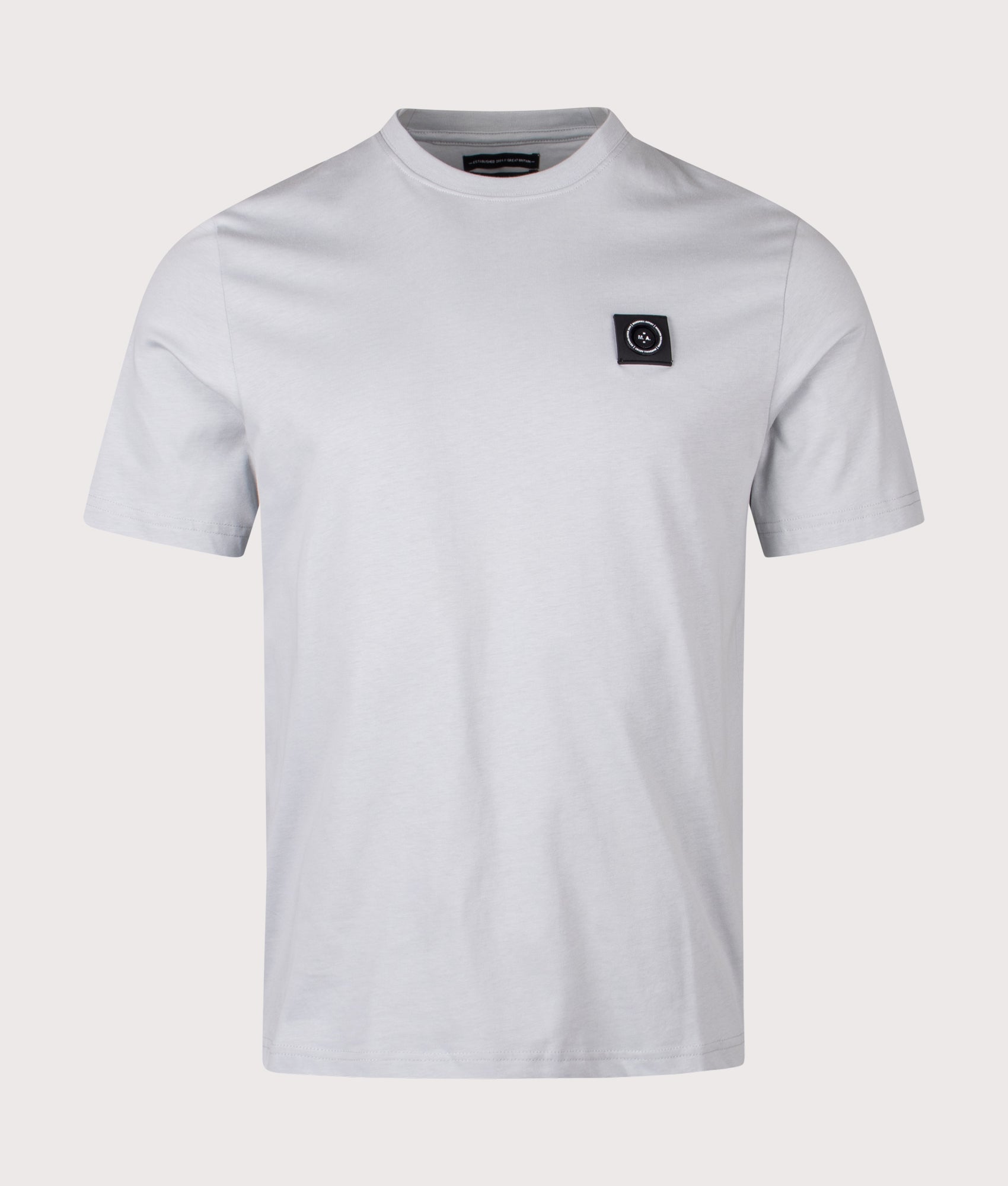 Siren T-Shirt in Ghost Grey | 100% Cotton | Marshall Artist | Shot at EQVVS | Front shot 