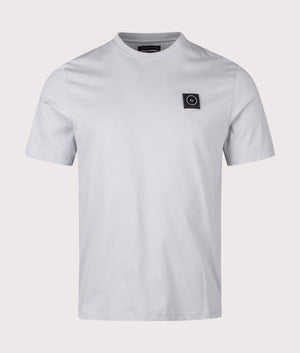 Siren T-Shirt in Ghost Grey | 100% Cotton | Marshall Artist | Shot at EQVVS | Front shot 