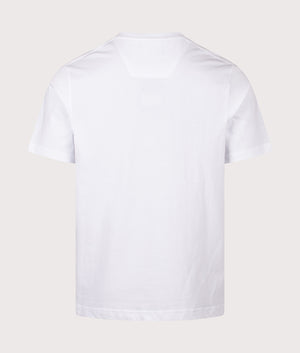 Adored Box Logo T-Shirt in White| 100% Cotton | Marshall Artist | Shot at EQVVS | Back shot 
