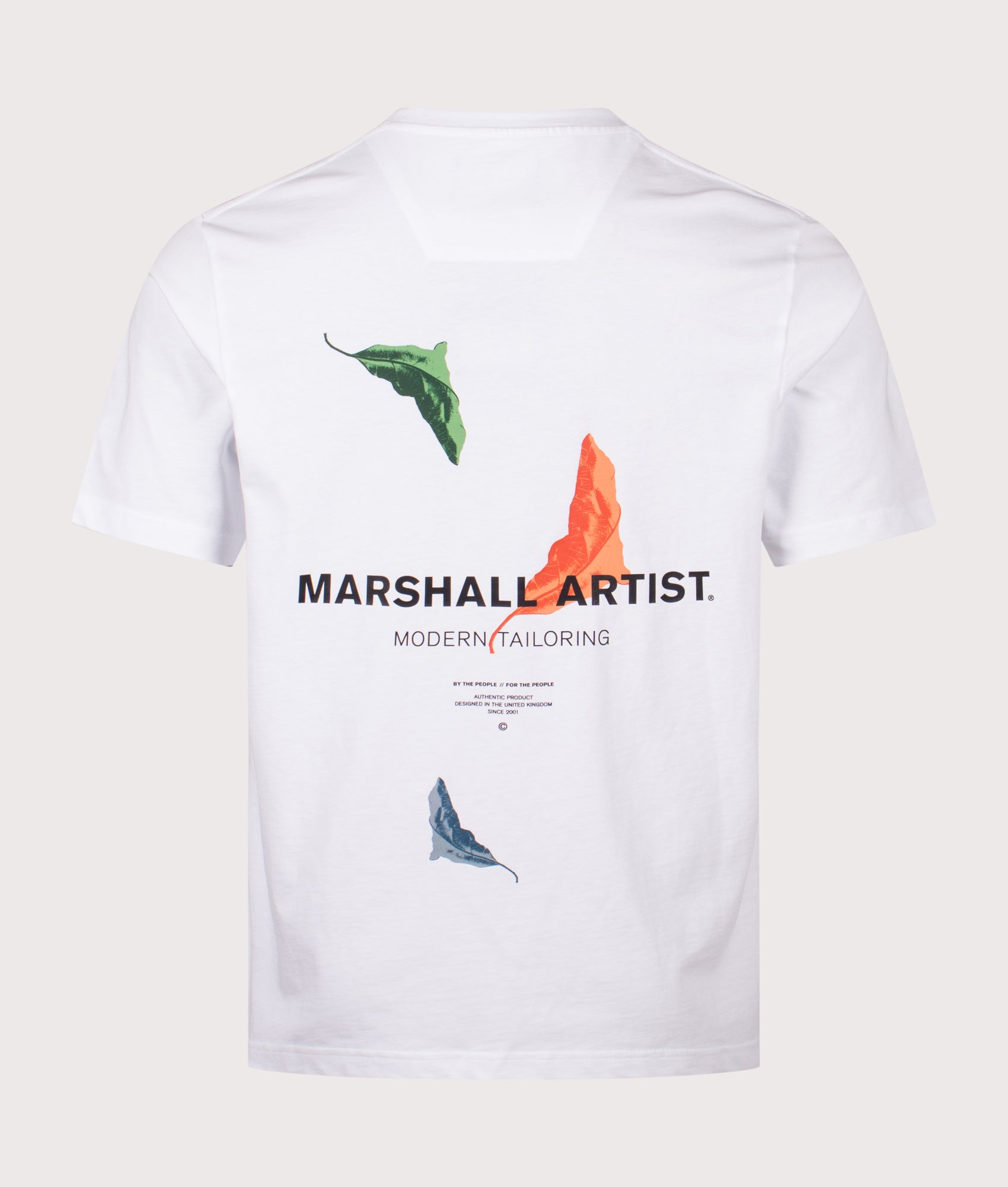 Aspen T-Shirt in White | 100% Cotton | Marshall Artist | Shot at EQVVS | Back shot 