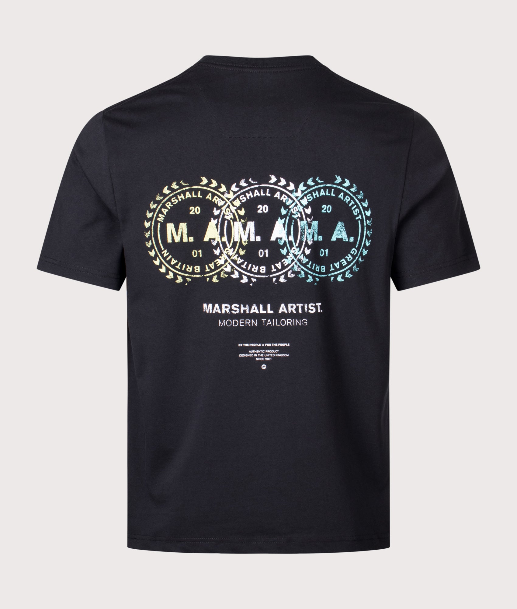 Karma T-Shirt in Black | 100% Cotton | Marshall Artist | Shot at EQVVS | Back shot